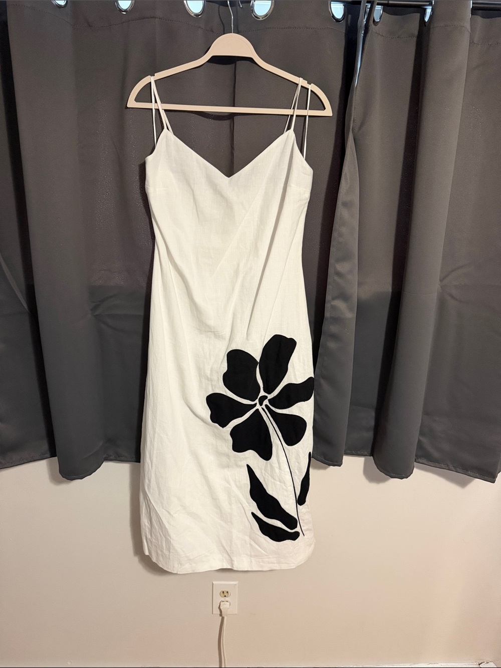 Anthropologie Exquise Linen Midi Dress